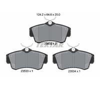 TEXTAR 2353202 Kit pastiglie freno, Freno a disco per CHRYSLER,DODGE