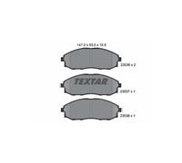 Pastiglie freno 2353601 TEXTAR per HYUNDAI H-1 / STAREX Autobus STAREX Furgone