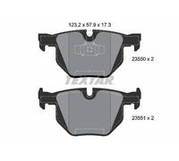 TEXTAR 2355001 Kit pastiglie freno, Freno a disco per BMW