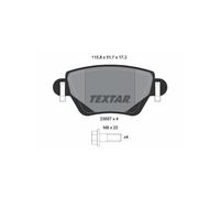 TEXTAR 2355701 Pastiglie freno posteriore per Mondeo X-Type