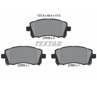 TEXTAR 2355802 Kit pastiglie freno, Freno a disco per MITSUBISHI,SUBARU