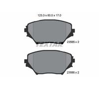 TEXTAR 2358501 Kit pastiglie freni Anteriore