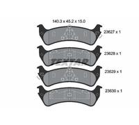 TEXTAR 2362701 Kit pastiglie freni Posteriore per JEEP Grand Cherokee I (ZJ, ZG)