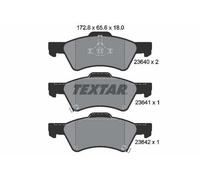 TEXTAR 2364001 Kit pastiglie freni Anteriore per CHRYSLER VOYAGER IV (RG, RS)