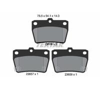 Set di pastiglie freno TEXTAR 2365601, posteriore