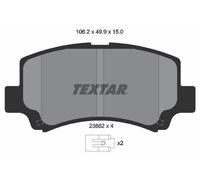 TEXTAR 2366201 Kit pastiglie freno, Freno a disco per CHANGHE,CHERY,CHEVROLET,DF