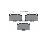 TEXTAR 2375603 Pastiglie freno anteriore per Alfa Giulietta