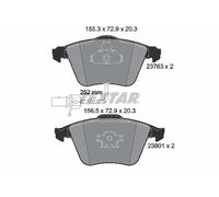 Textar Kit pastiglie freni 2376302 - anteriore, freno a disco per Audi e Seat