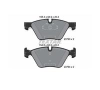Set di pastiglie freno TEXTAR 2379301, fronte