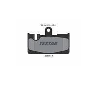 TEXTAR 2380401 Pastiglie freno posteriore per Lexus LS