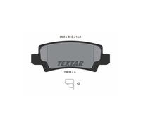 Set di pastiglie freno TEXTAR 2381601, posteriore