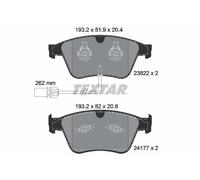Set di pastiglie freno TEXTAR 2382201, anteriore
