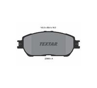 Set di pastiglie freno TEXTAR 2385501, fronte