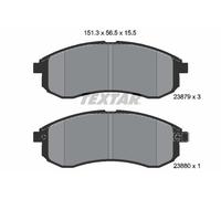 TEXTAR 2387902 Kit pastiglie freno, Freno a disco per MITSUBISHI