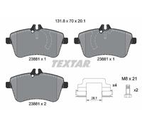 Textar 2388101 Kit Pastiglie per Freno a Disco