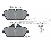 TEXTAR 2391503 Kit pastiglie freno, Freno a disco per BMW,MINI
