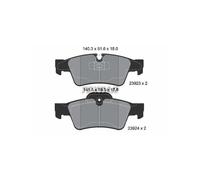 Set di pastiglie freno TEXTAR 2392302, posteriore