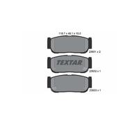 Textar Pastiglie freno 2393101 posteriori per Kia Sorento I (JC) e Ssangyong Rodius