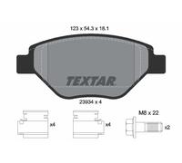 TEXTAR 2393401 Kit pastiglie freno, Freno a disco per RENAULT