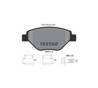 TEXTAR 2393401 Pastiglie freno anteriore per Renault Megane