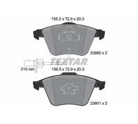 TEXTAR 2395001 Kit pastiglie freno, Freno a disco per AUDI