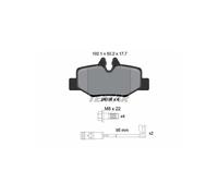 TEXTAR 2400801 Kit pastiglie freni