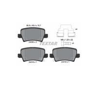 2408601 Kit pastiglie freno, Freno a disco posteriore (MARCA TEXTAR)..