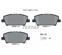 TEXTAR 2408701 Kit pastiglie freno, Freno a disco per HONDA