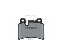 TEXTAR 2409701 Pastiglie freno posteriore per VW Touareg