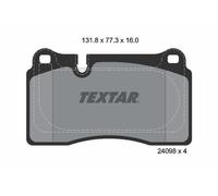 Set di pastiglie freno TEXTAR 2409803, fronte