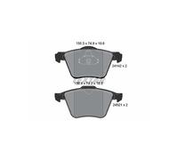 Textar 2414201 Kit Pastiglie Freno a Disco Frontale per Ford Galaxy Volvo S60 II