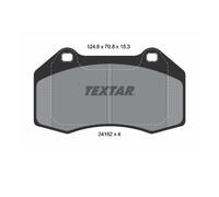 TEXTAR Kit pastiglie freni