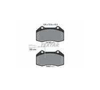 TEXTAR 2416202 Pastiglie freno anteriore per Alfa MiTo
