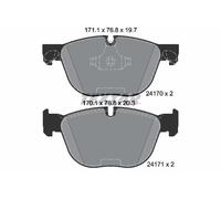 Set di pastiglie freno TEXTAR 2417001, anteriore
