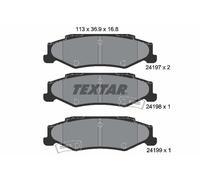TEXTAR 2419701 Kit pastiglie freno, Freno a disco per CADILLAC,CHEVROLET