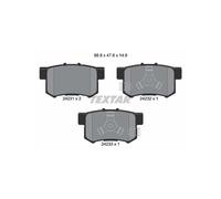 Set di pastiglie freno TEXTAR 2423101, indietro