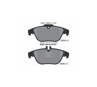 TEXTAR 2425401 Pastiglie freno posteriore per Mercedes GLK C E