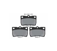 TEXTAR 2432301 Kit pastiglie freno, Freno a disco per HONGQI,LEXUS,TOYOTA,TOYOTA