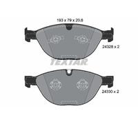 Pastiglie freno 2432801 TEXTAR per JAGUAR BMW