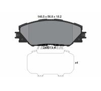 TEXTAR 2433701 Kit pastiglie freno, Freno a disco per JMC,LANDWIND (JMC),PONTIAC