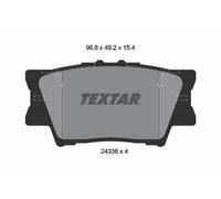 TEXTAR 2433801 Kit pastiglie freni Posteriore per TOYOTA RAV 4 IV (ZSA4, ALA4)