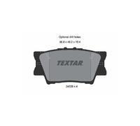 TEXTAR 2433801 Pastiglie freno posteriore per Camry ES Avalon Corolla Matrix Aur