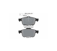 2434001 Kit pastiglie freno ant. adatto a Alfa Romeo Giulietta (MARCA-TEXTAR)..