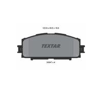 Textar Kit pastiglie freni 2434701 ANT Toyota Belta 1.0/1.3 Vitz 1.0