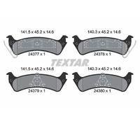 Set di pastiglie freno TEXTAR 2437701, indietro