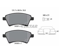 2439101 Kit pastiglie freno anteriore adatto a Sedici-SX4 (MARCA TEXTAR)..