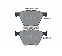 TEXTAR 2443601 Kit pastiglie freno, Freno a disco per BMW