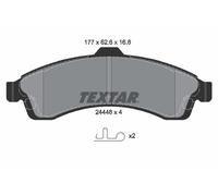 TEXTAR 2444801 Kit pastiglie freno, Freno a disco per BUICK,CHEVROLET,GMC,ISUZU,