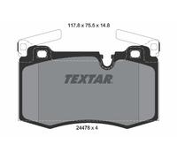 TEXTAR 2447801 - Kit pastiglie freno, Freno a disco