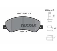 TEXTAR 2448404 Kit pastiglie freno, Freno a disco per BYD,VW